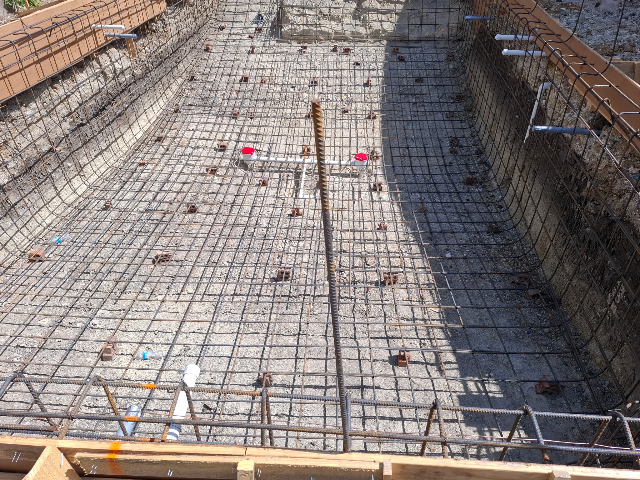 New Pool Plumbing Rough-In